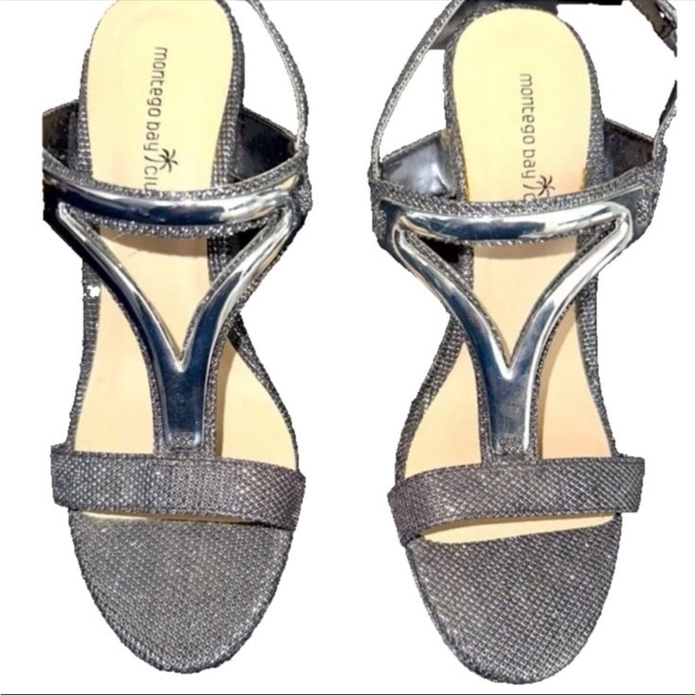 Montego Bay Club Dress Wedges Size 9.5 NWOB